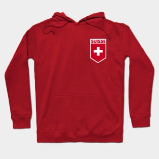 Switzerland Flag Emblem Hoodie
